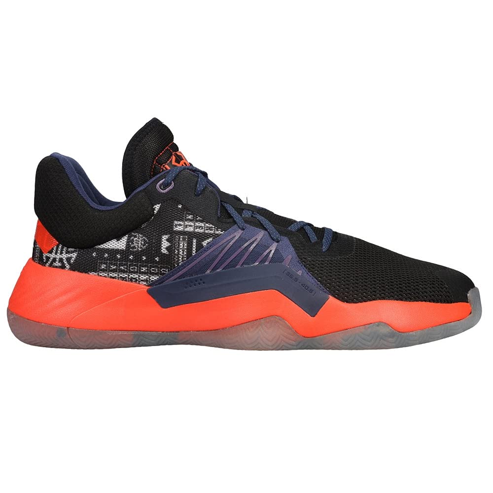 adidas Men's D.O.N Issue #1 Basketball Shoes - Black & Red Sneakers for Casual Wear & Court Performance - Size 9.5 D - Perfect for Basketball Games, Streetwear & Gym Training