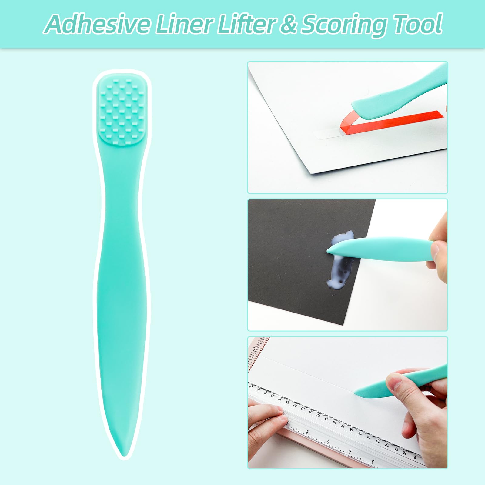 Multi-Purpose Scrapbook Pick Pro Tool - Perfect for Picking, Poking, Placing & Adhesive Removal - Scoring & Folding Ends for Card Making & Scrapbooking - Ideal for DIY Crafts, Photo Albums & Paper Projects