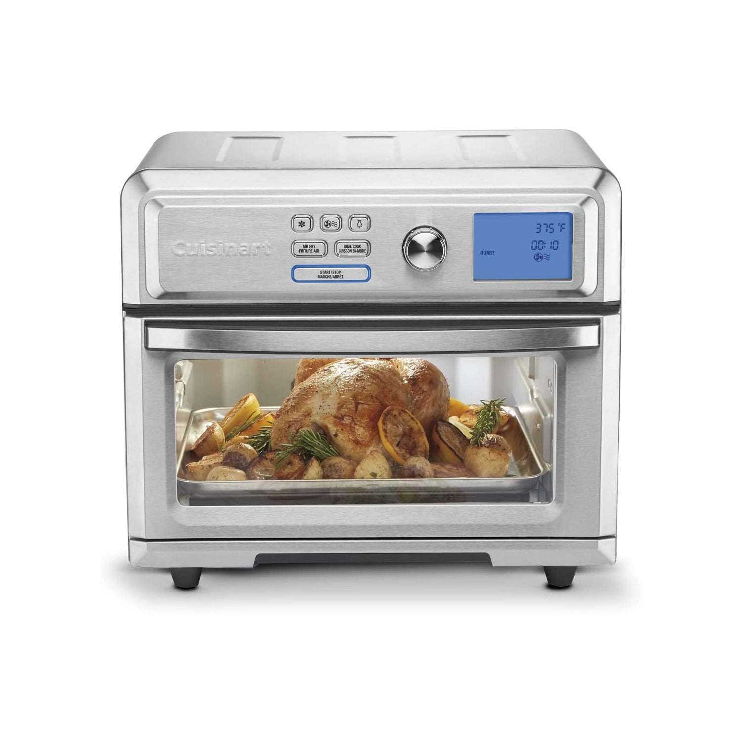 Refurbished Cuisinart TOA65IHR Air Fryer Toaster Oven with Warranty - Perfect for Healthy Cooking, Baking & Small Kitchen Spaces