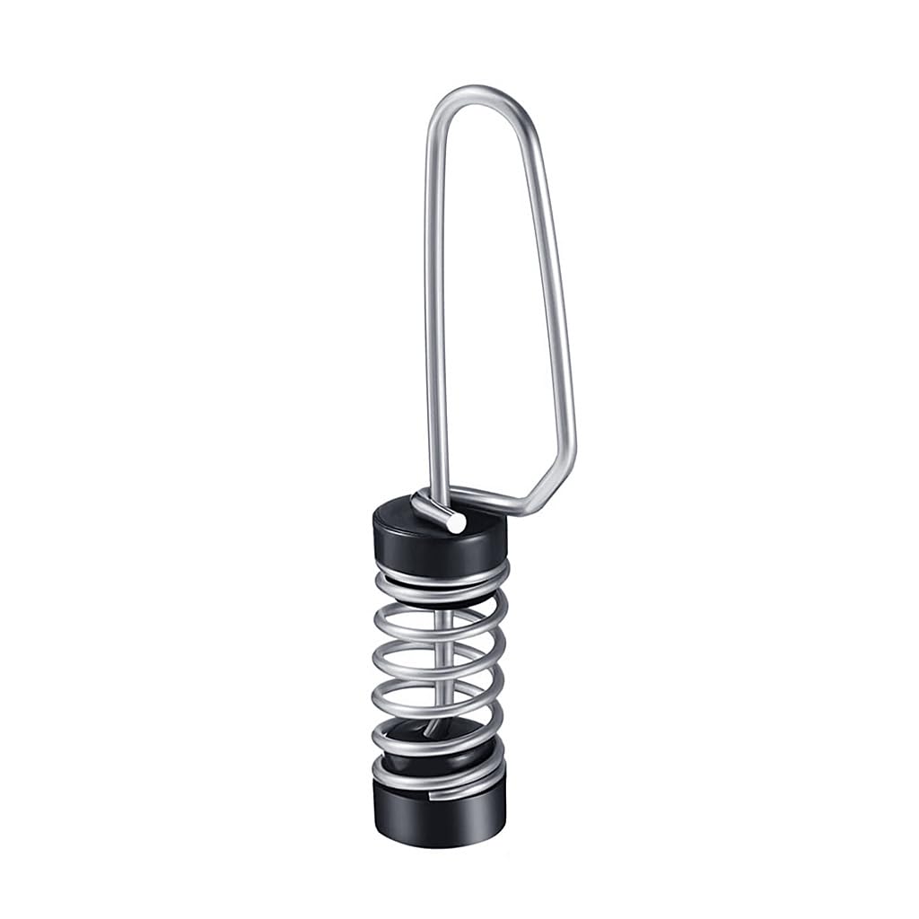 4-Piece Stainless Steel Fishing Flag Clips - Marine Grade Boat Flag Halyard Clips for Outriggers, Antennas & Flagpole Ropes | Durable Saltwater-Resistant Flag Fasteners for Boats, Yachts & Outdoor Decor | Perfect for Fishing, Sailing & Nautical Themed Events