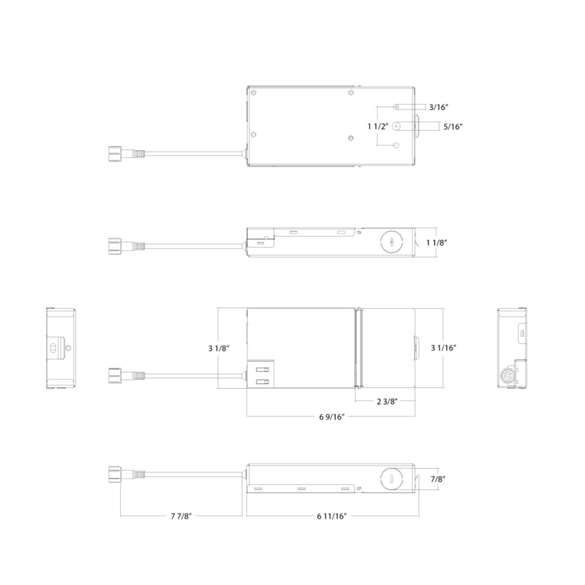 2 in 1 LED Driver and Power Supply - 4.2W, 30-36V DC Output with Self-Testing Function - Perfect for LED Strip Lights, Cabinet Lighting, and DIY Electronics Projects