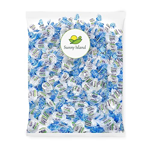 Arcor Crystal Mint Hard Candy - Refreshing Breath Mints, 2 Pound Bulk Bag for Office, Travel & Fresh Breath On-The-Go