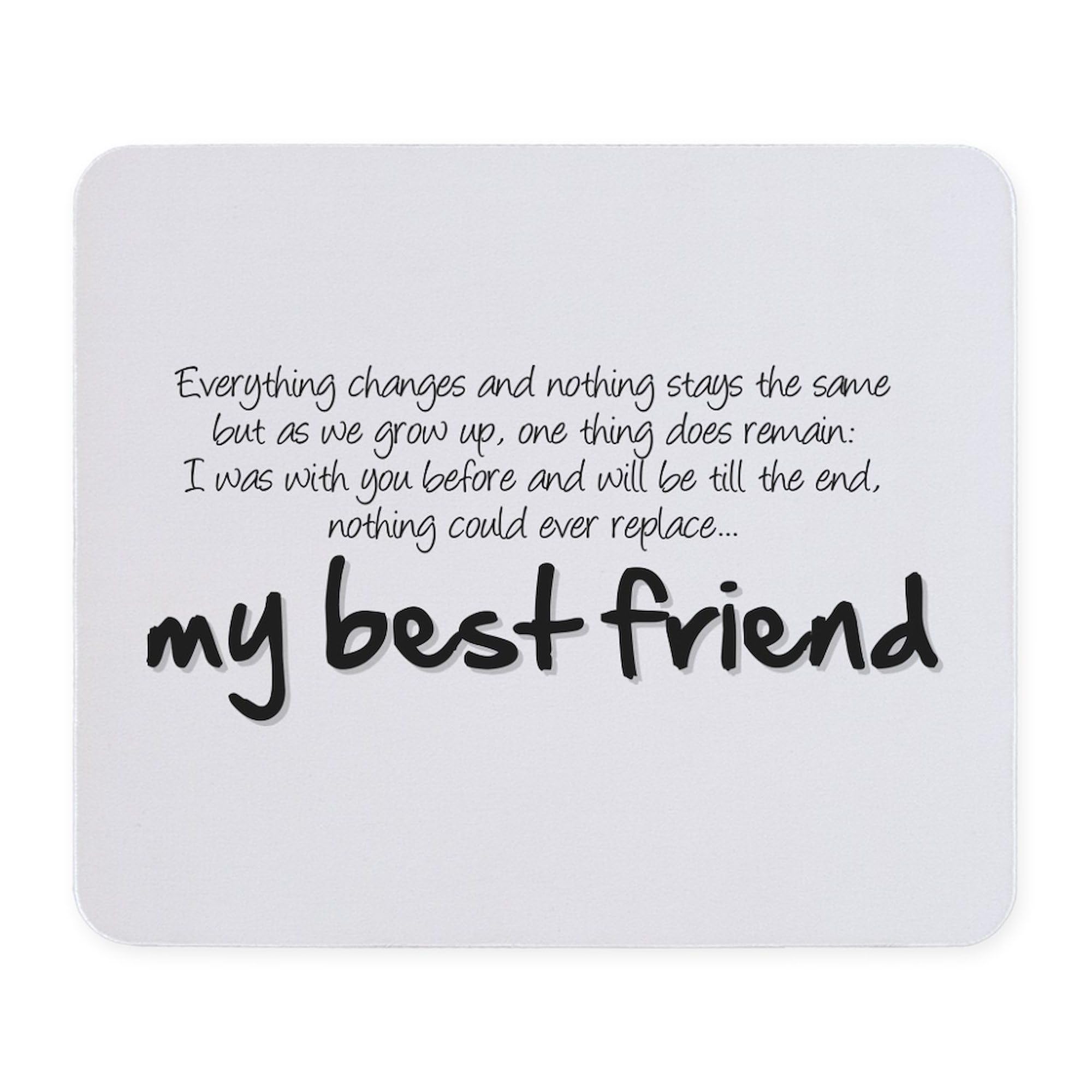CafePress Non-Slip Rubber Gaming Mousepad for Best Friend - Perfect for Office, Home, and Gaming Setups