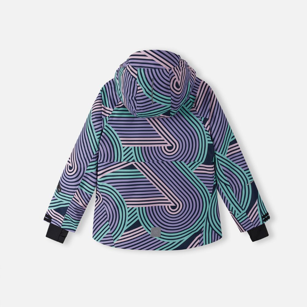 Reima Posio Girls Ski Jacket - Waterproof Winter Coat for Kids in Lilac Amethyst | Perfect for Snowboarding, Skiing & Outdoor Winter Activities