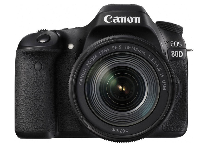 Canon EOS 80D DSLR Camera with 18-135mm IS USM Lens Kit - Professional Photography for Travel, Sports & Portraits - Perfect for Vloggers & Content Creators