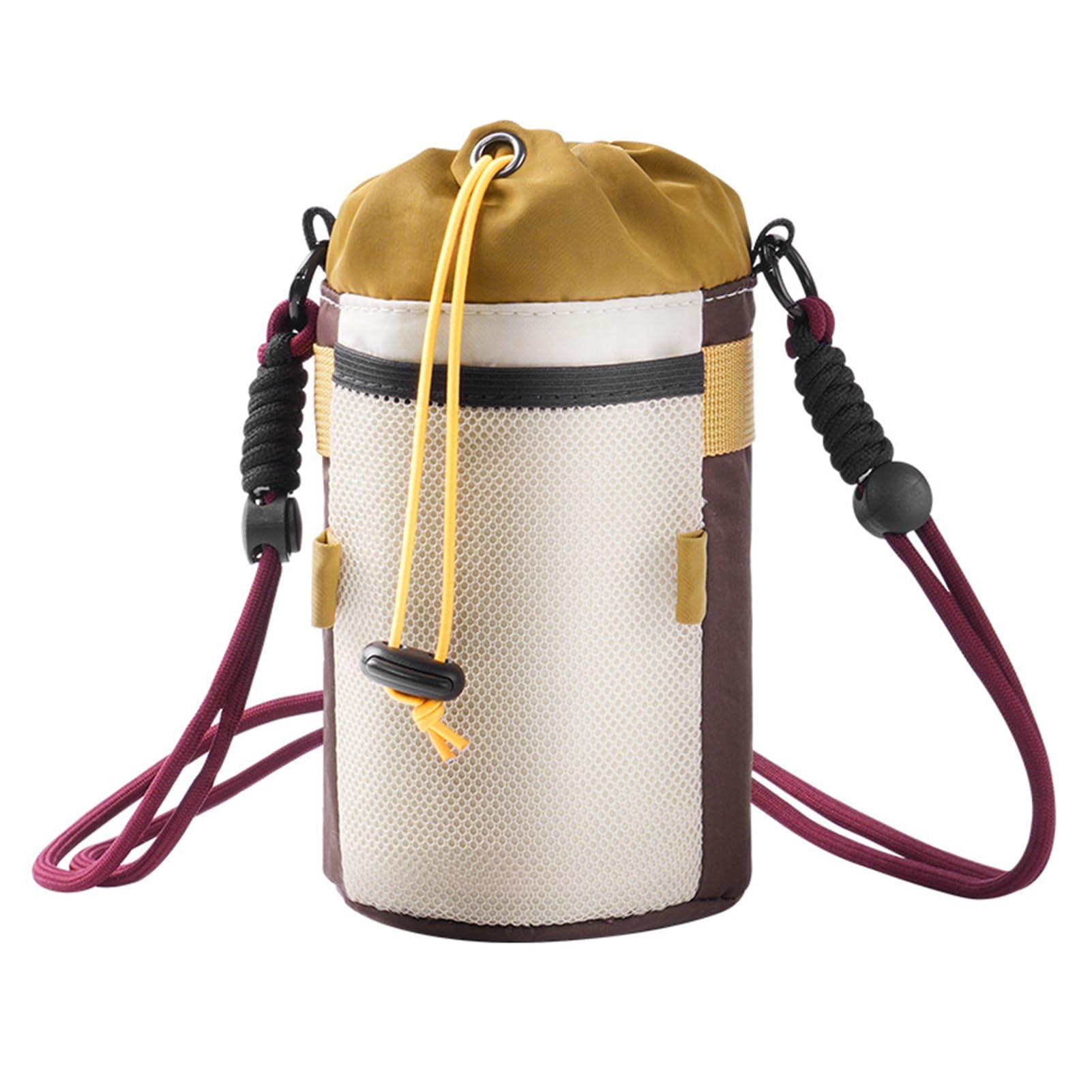 Premium Bike Handlebar Bag - Waterproof Mountain Bike Crossbar Front Bag with Adjustable Shoulder Strap | Cycling Stem Pouch & Drawstring Feed Bag for Road Bikes & MTB | Perfect for Commuting, Touring & Outdoor Adventures