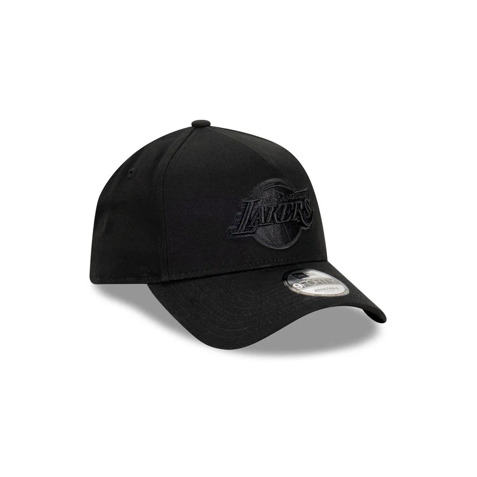 New Era 9FORTY A-Frame Adjustable Snapback Hat - Los Angeles Lakers NBA Bob Evergreen Cap for Men & Women - Perfect for Basketball Games, Streetwear Fashion & Sports Fans