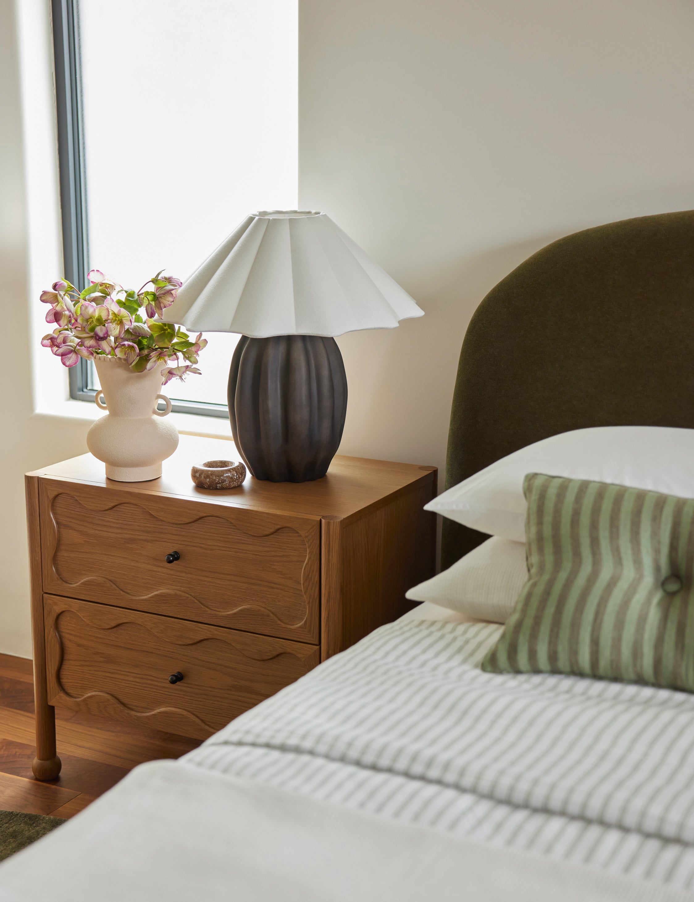 Fontaine Nightstand by Aimee Song - Modern Bedside Table with Storage Drawer | Perfect for Bedroom Decor & Small Space Organization