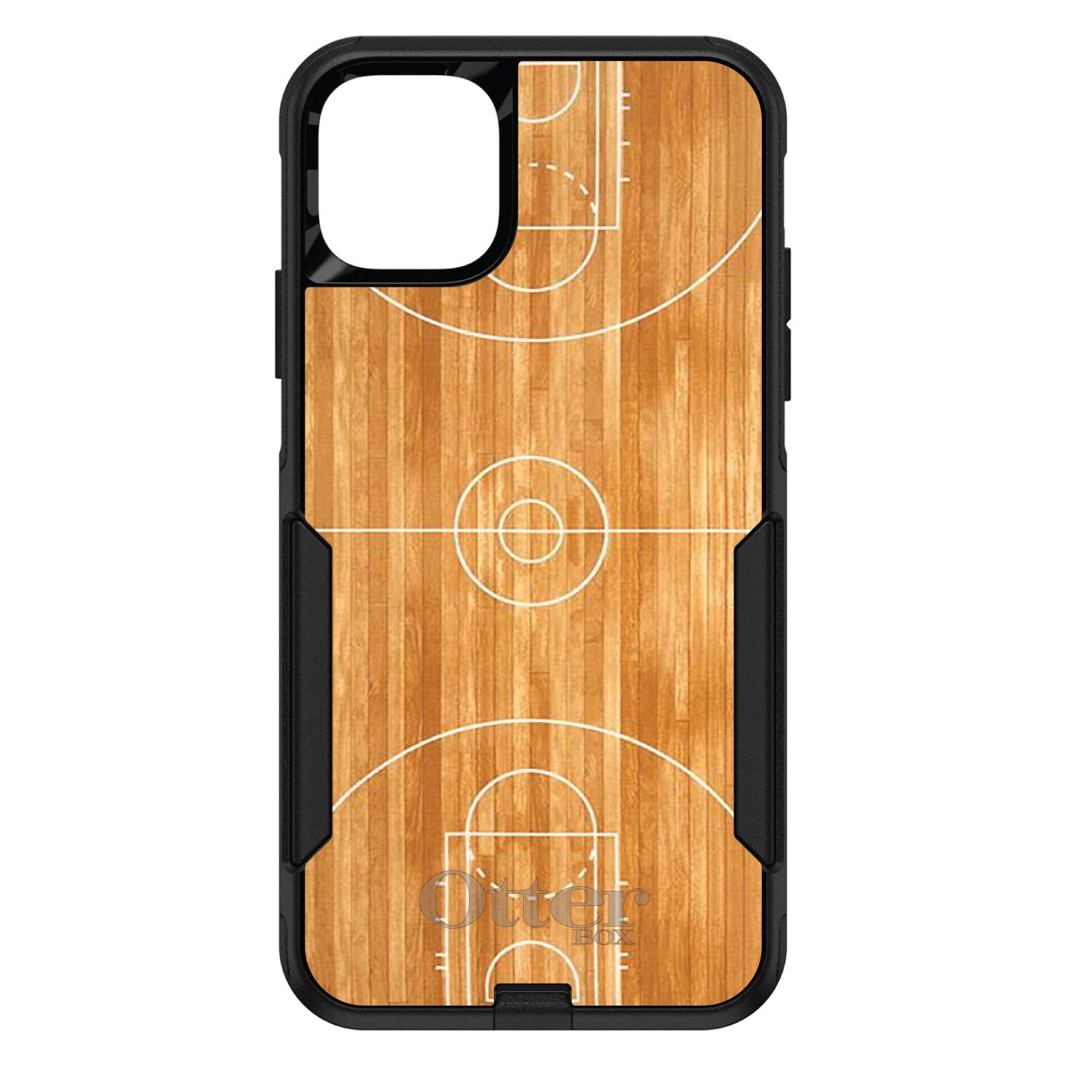 DistinctInk iPhone 11 Pro MAX Case (6.5 Inch) - Durable Protective Cover with Basketball Court Design | OtterBox Commuter Replacement | Perfect for Basketball Fans & Sports Enthusiasts | Ideal for Daily Use, Gym, and Game Days