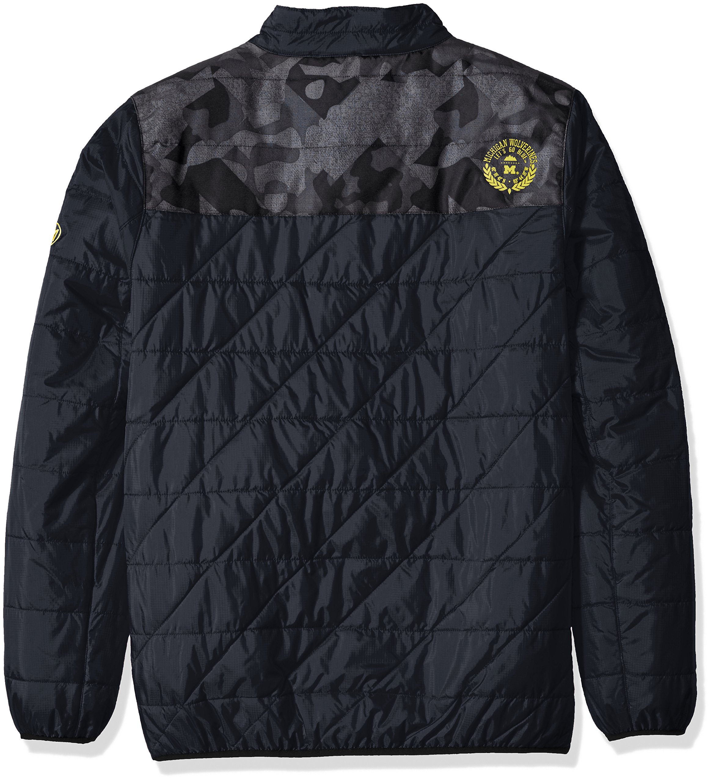 NCAA Men's Flight Insulated Jacket - Lightweight Waterproof Winter Coat for College Sports Fans | Perfect for Football Games, Tailgating & Outdoor Activities