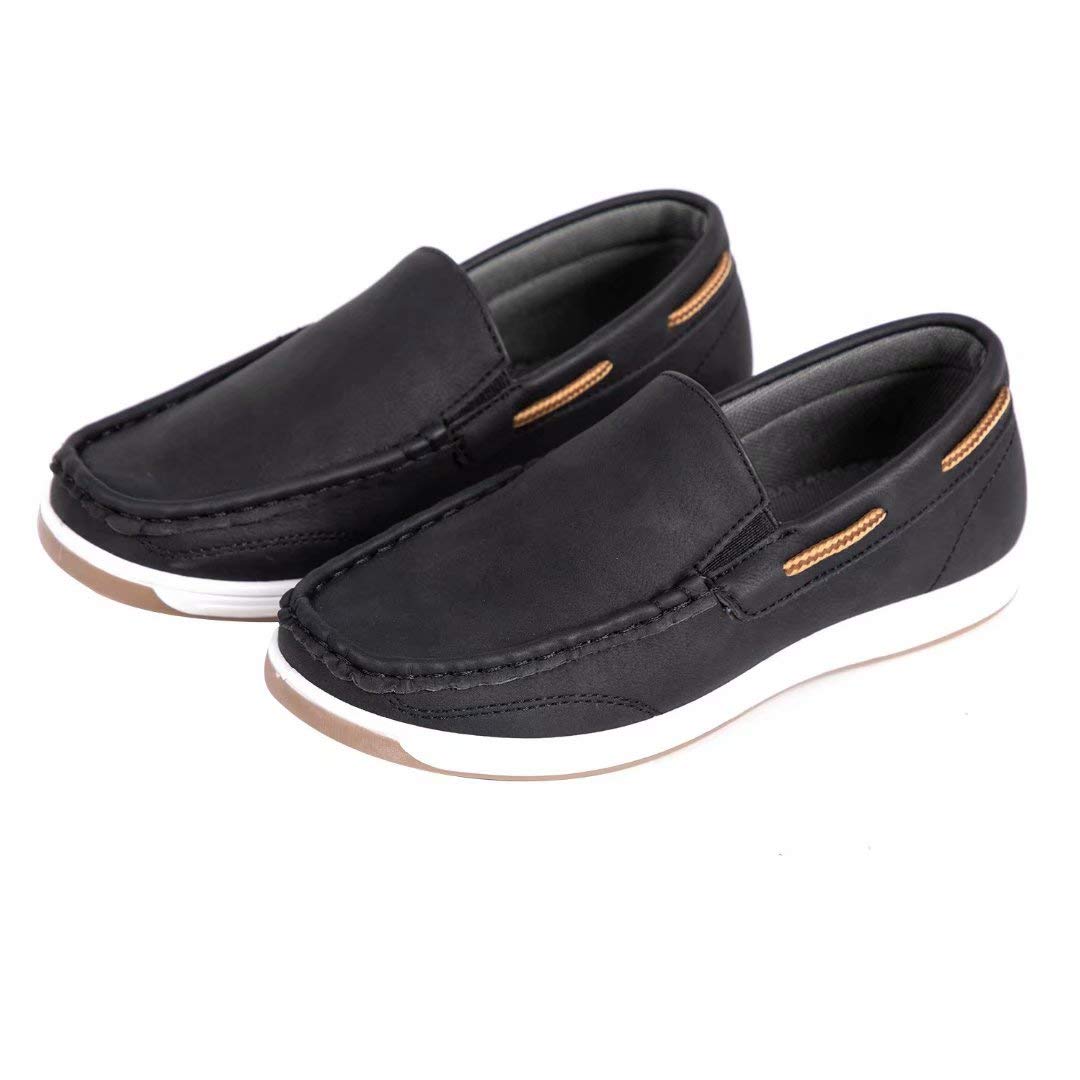 **Boys Loafers for Kids - Casual Boat Shoes & Dress Shoes for School - Perfect for Formal Events, Daily Wear & Outdoor Activities**