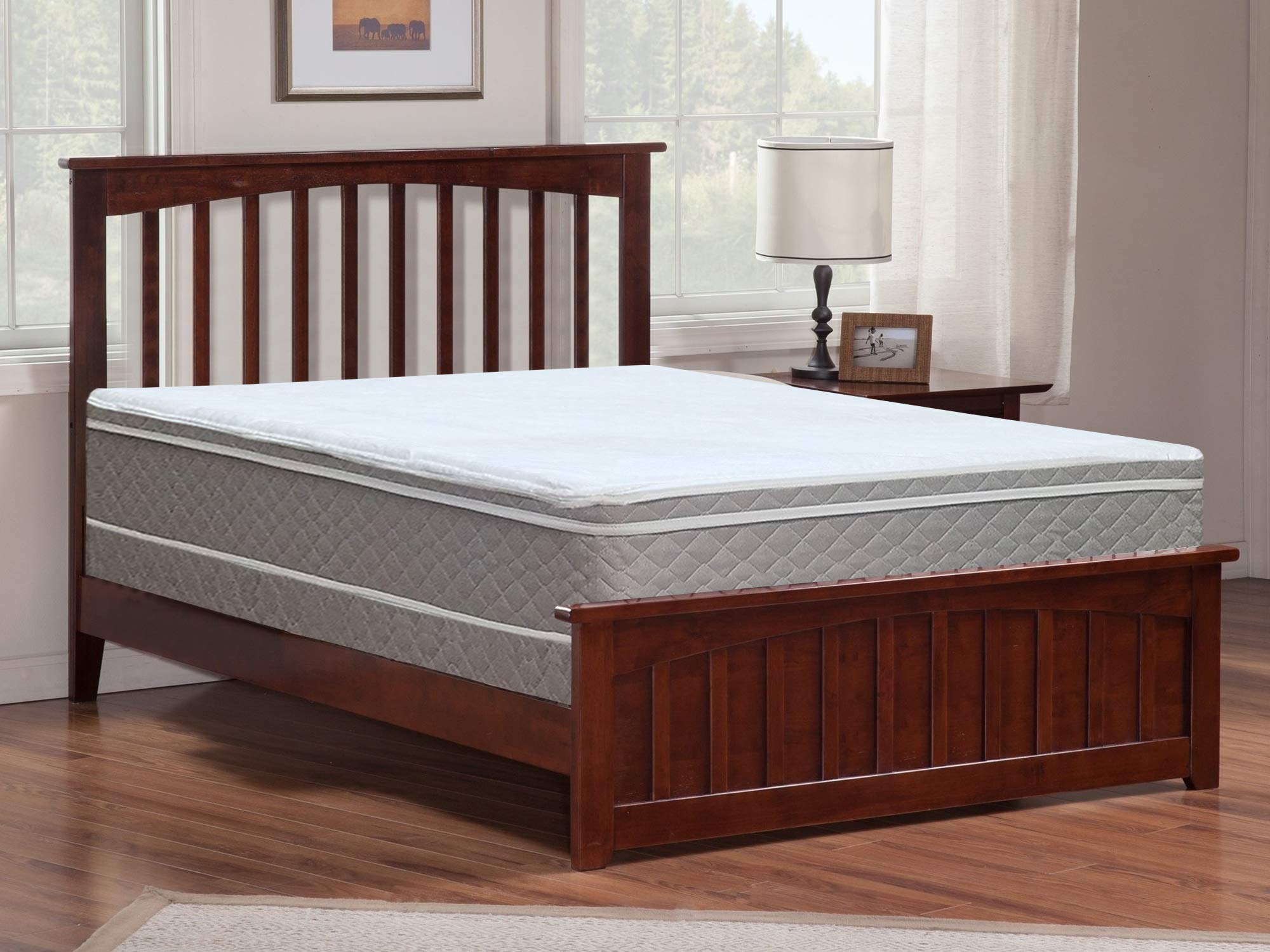 Mayton 10-Inch Medium Plush Eurotop Pillowtop Innerspring Mattress with 8