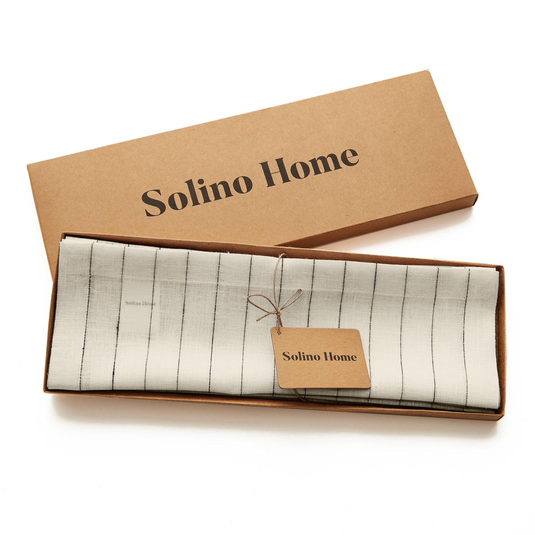 Elegant Pinstripe Placemats Set of 4 - Premium Table Decor for Dining Room, Kitchen & Holiday Entertaining - Washable & Durable Place Settings for Everyday Use & Special Occasions