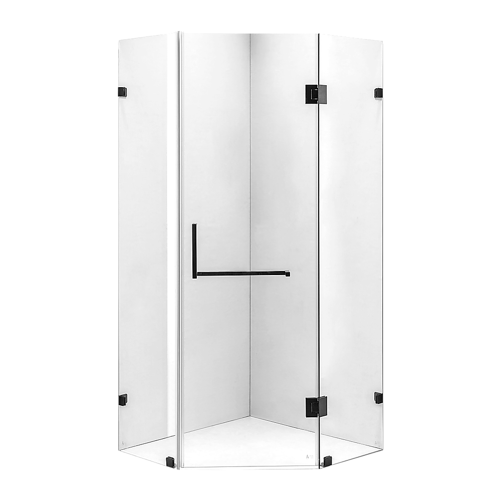 10mm Frameless Glass Shower Screen - 1000x1000mm Bathroom Enclosure by Della Francesca | Perfect for Modern Walk-in Showers & Spa-Like Bathroom Upgrades