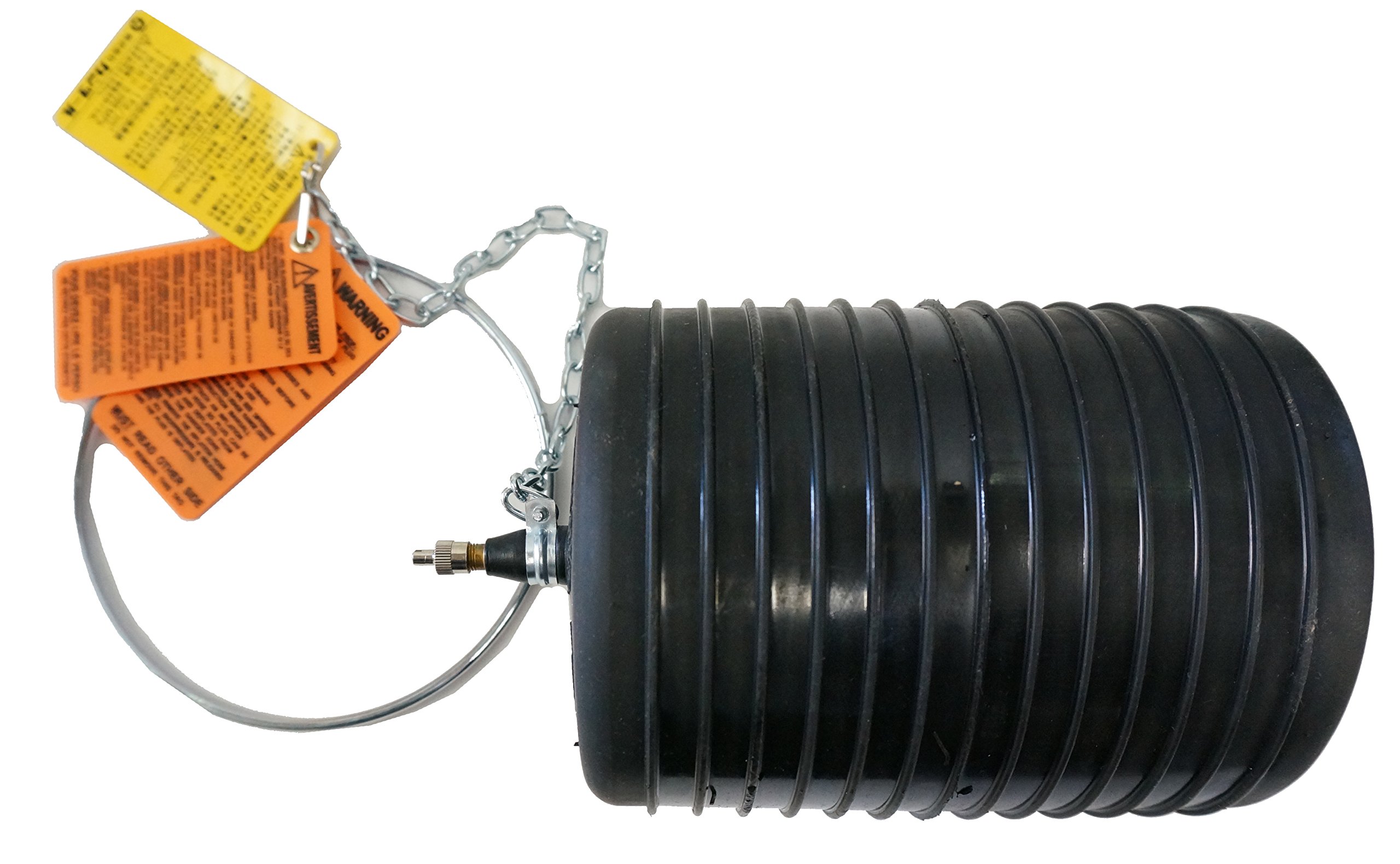 Oatey 270067 6-Inch Test-Ball Pneumatic Pipe Plug for Plumbing, Drain Testing, and Sewer Line Maintenance - Perfect for DIY Home Repairs and Professional Plumbing Projects