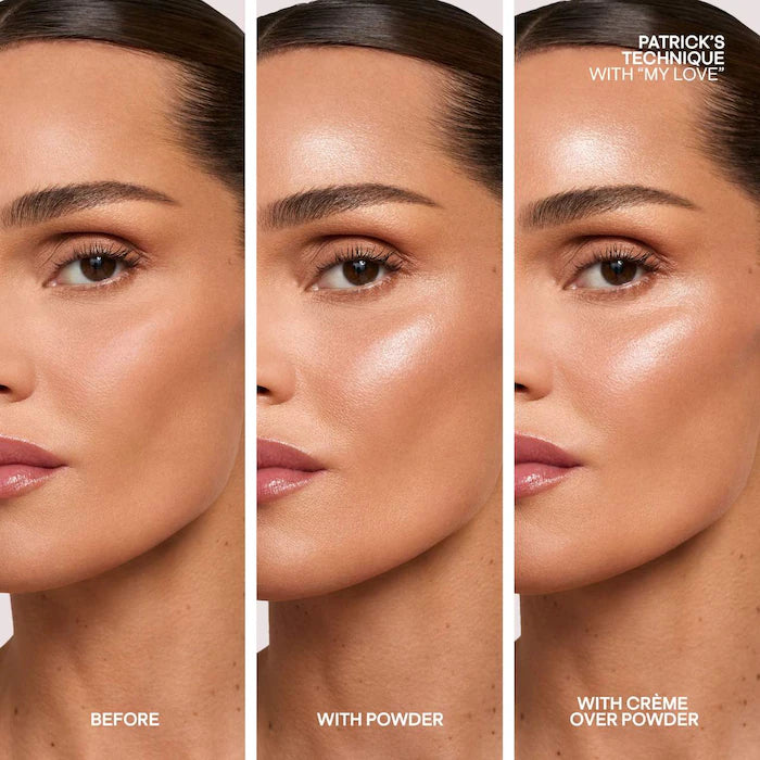 Patrick Ta Major Glow Duo - Cream & Powder Highlighter for a Radiant Glow | Perfect for Contouring & Everyday Makeup