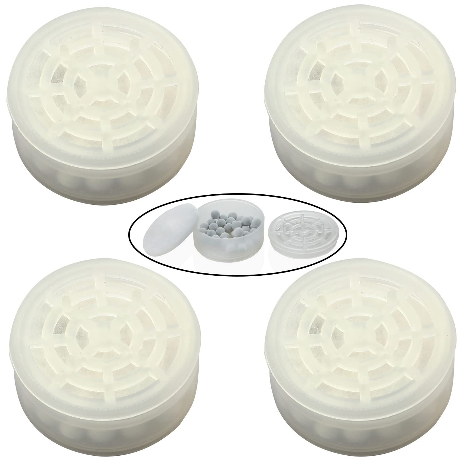 Hard Water Replacement Filter Cartridge Set - 3-Stage Water Filtration System for Home & Kitchen - Removes Impurities, Chlorine & Bad Taste - Perfect for Refrigerators, Under Sink & Countertop Water Filters