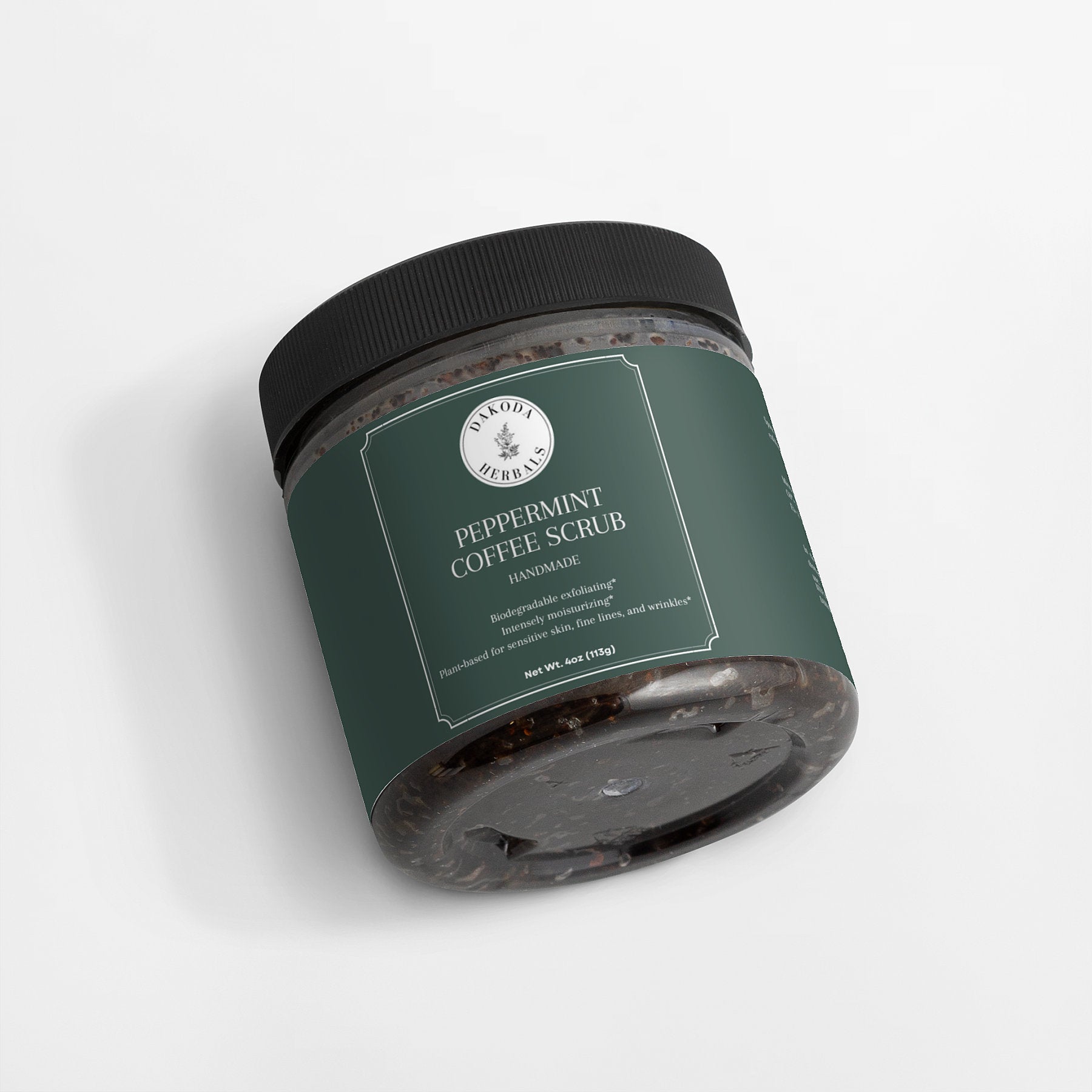 Peppermint Coffee Scrub - Exfoliating Body Scrub with Natural Ingredients for Smooth Skin | Perfect for Spa Day & Self-Care Routine