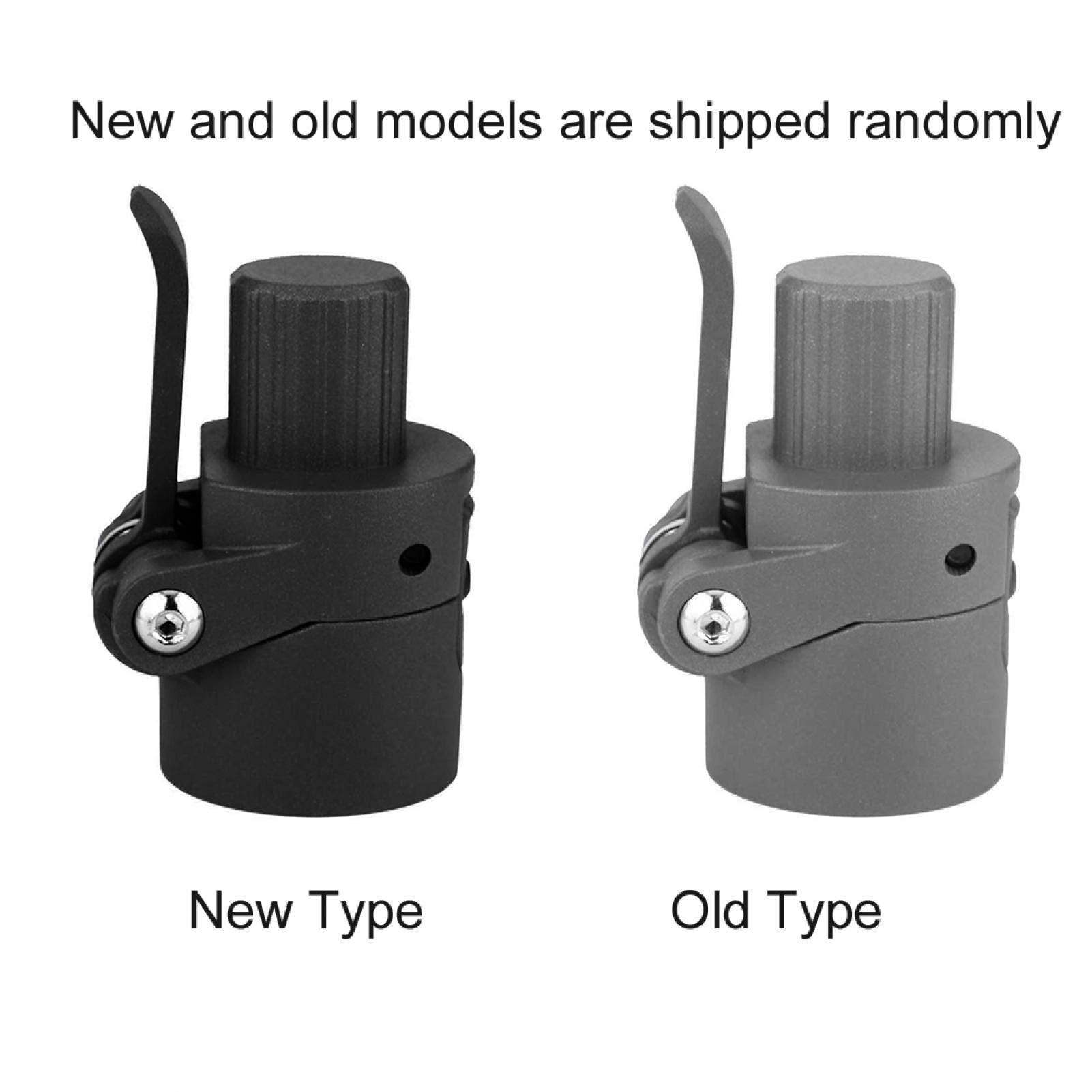 Black Aluminum Alloy Folding Pole Base Replacement for M365 Electric Scooter - Durable Spare Part for Commuting & Urban Travel