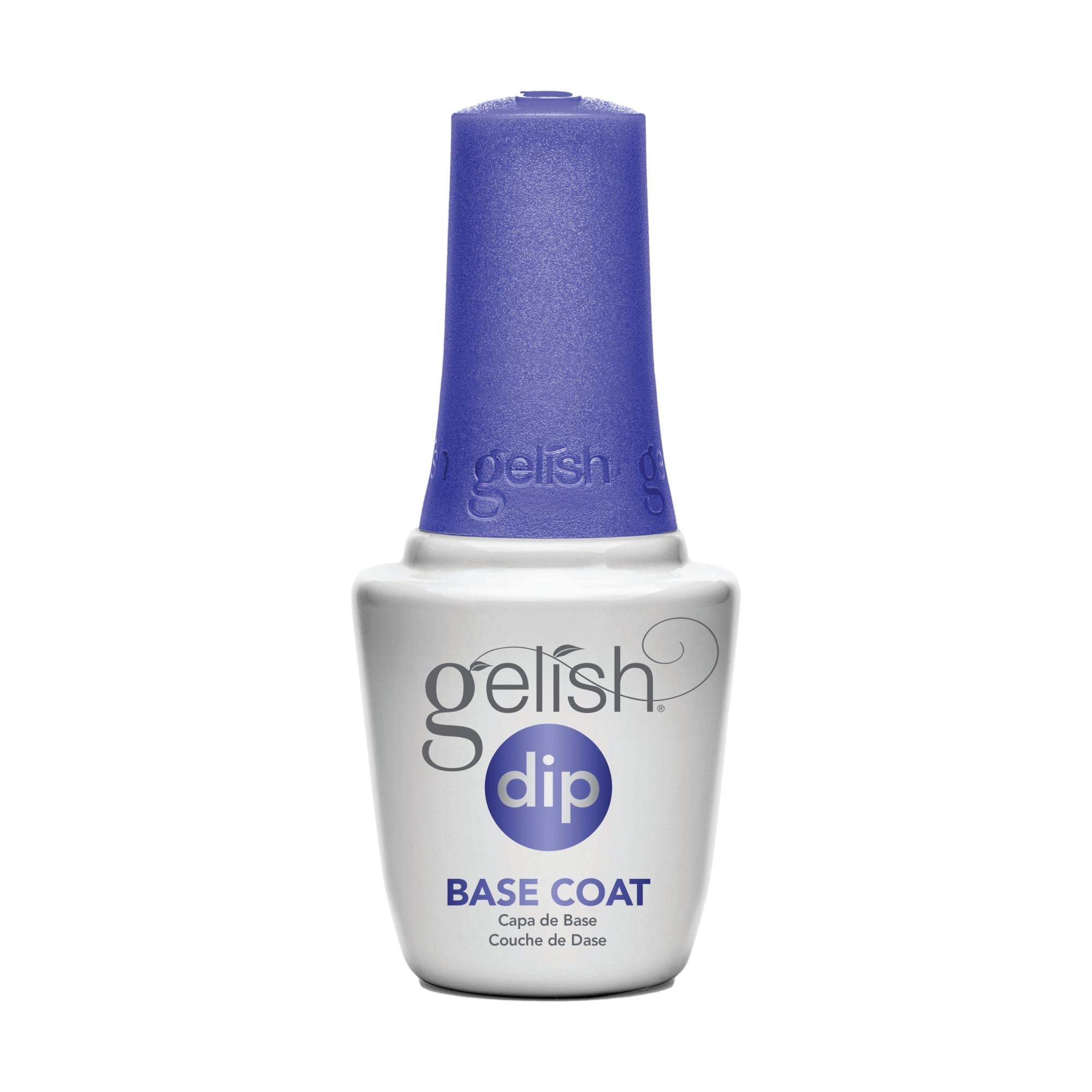 Gelish Dip Essentials Base Coat for Nails - 0.5 fl oz Long-Lasting Manicure Starter - Perfect for Salon & Home Nail Care