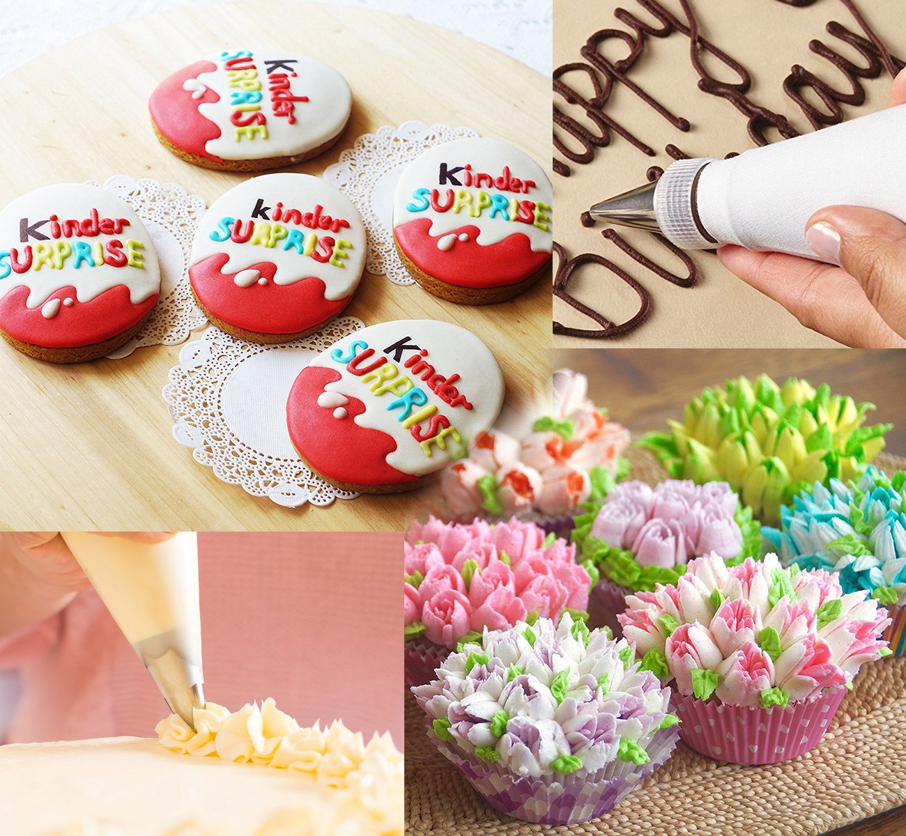 **100PCS 12 Inch Disposable Piping Bags - Anti-Burst Pastry Bags for Cupcake, Cake, Cookie & Frosting Decorating - Perfect for Baking, Dessert Making & Party Supplies**