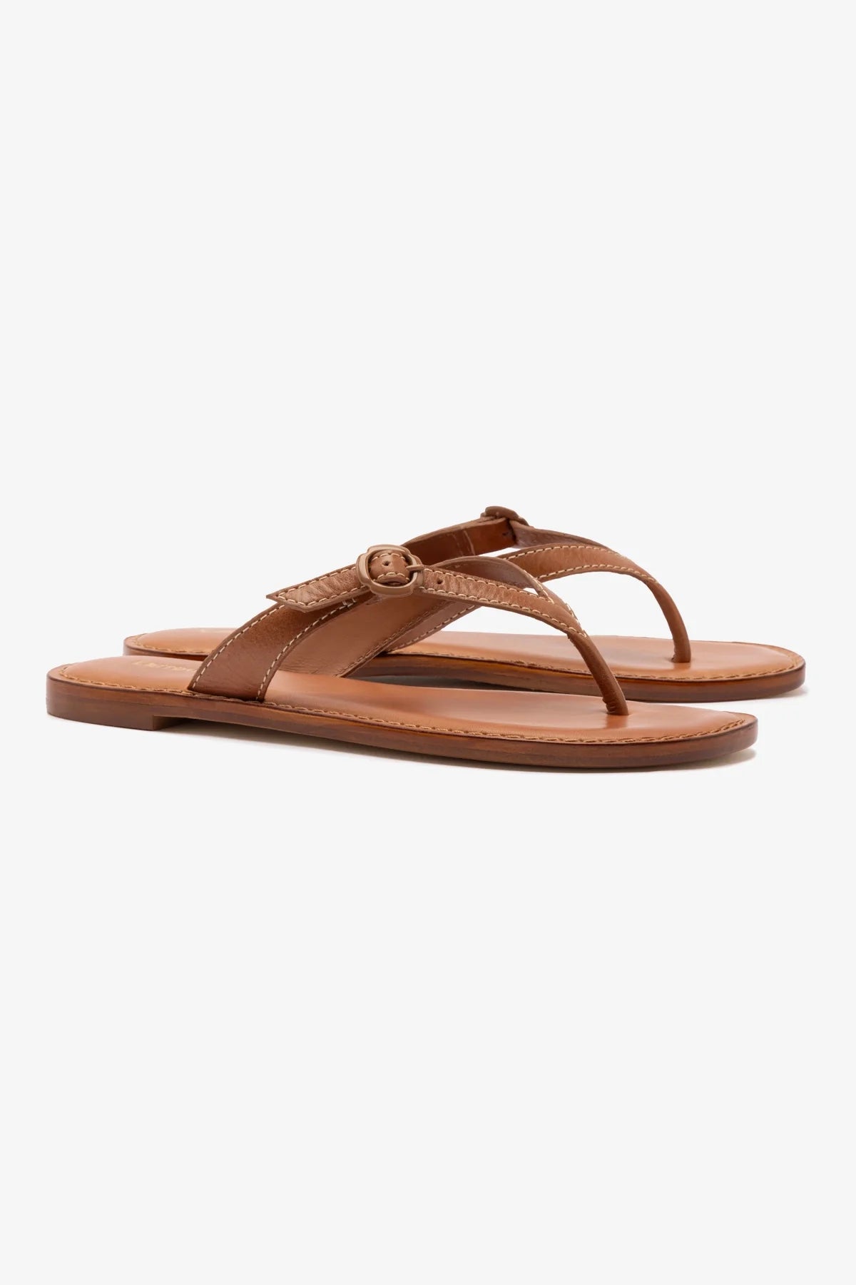 Mary Kate Flat Sandal Women's Leather Slide Sandals - Comfortable Casual Summer Shoes for Beach, Vacation & Everyday Wear
