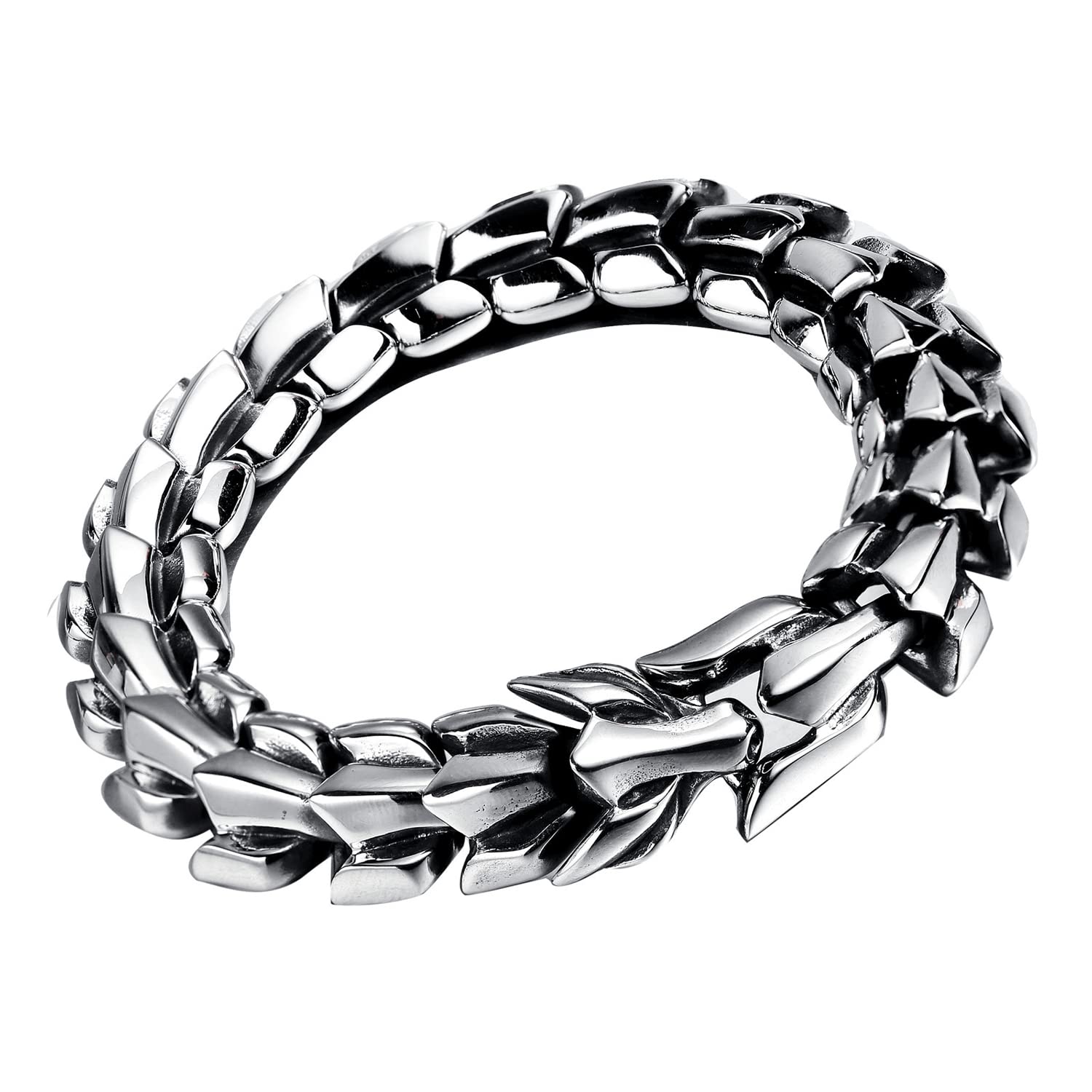 Handmade Gold Dragon Keel Bracelet for Women & Men - Unique Personality Jewelry Gift for Teens & Adults - Perfect for Festivals, Cosplay & Everyday Wear