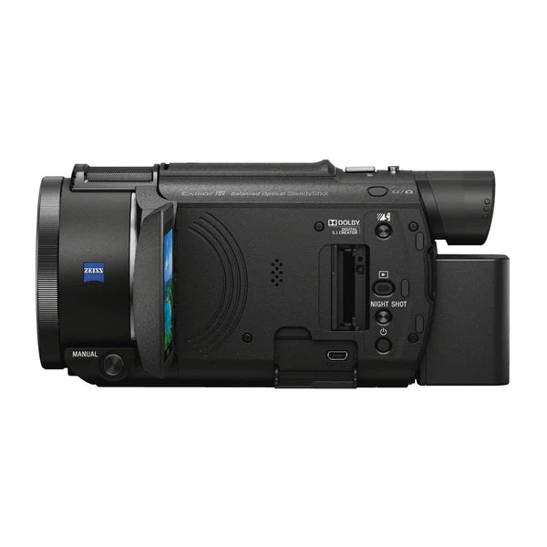 Sony Handycam AX53 4K Camcorder with Exmor R CMOS Sensor - Perfect for Travel Vlogging, Family Events & Professional Video Recording