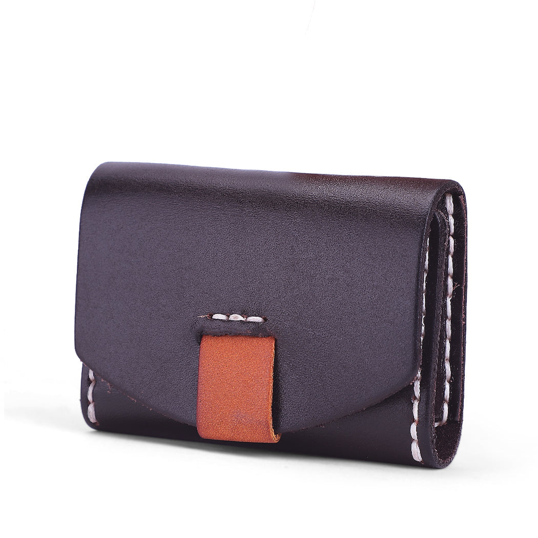 Hand Stitched Genuine Leather Trifold Wallet for Women - Slim RFID Blocking Credit Card Holder - Perfect for Everyday Use, Travel & Gifting
