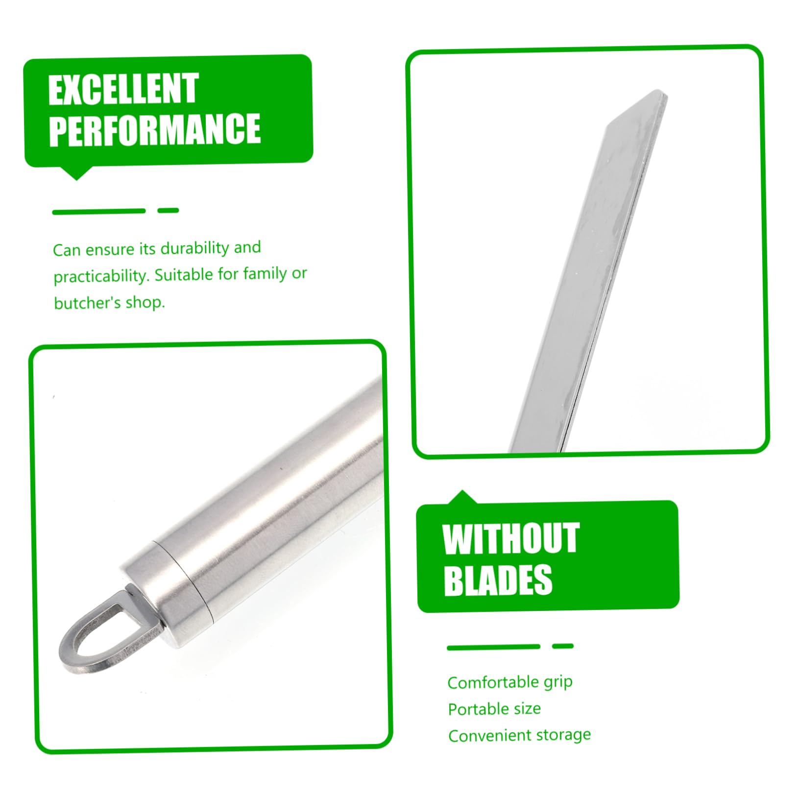 Premium Stainless Steel Pig Hair Removal Tool - Durable Blades Holder for Effortless Hair Scraping | Perfect for Butchers, Chefs & Home Cooking
