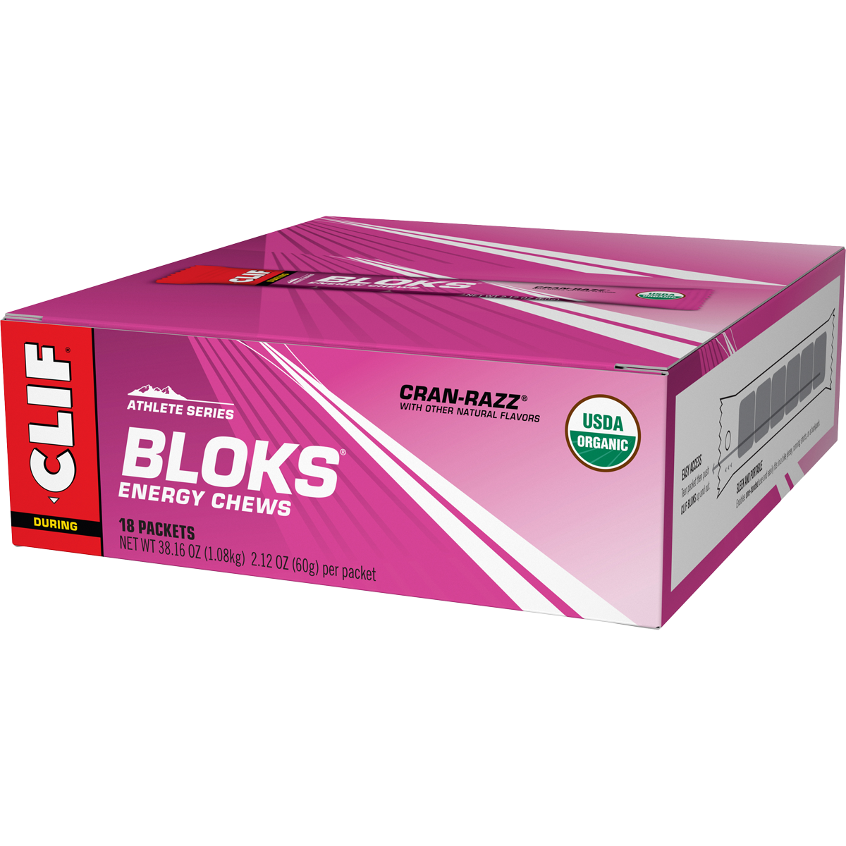 Bloks Energy Chews - Natural Energy Boosting Gummies for Workouts, Running & Focus | Vegan, Gluten-Free & Non-GMO | Perfect for Pre-Workout, Hiking & Long Study Sessions