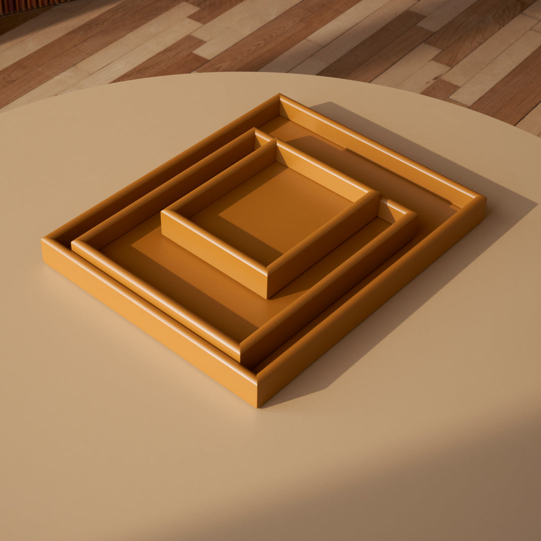 Peter J Lassen Arrange Tray - Handcrafted Wooden Serving Tray with Montana-Inspired Design | Perfect for Coffee Table Decor, Breakfast in Bed, and Rustic Home Accessories