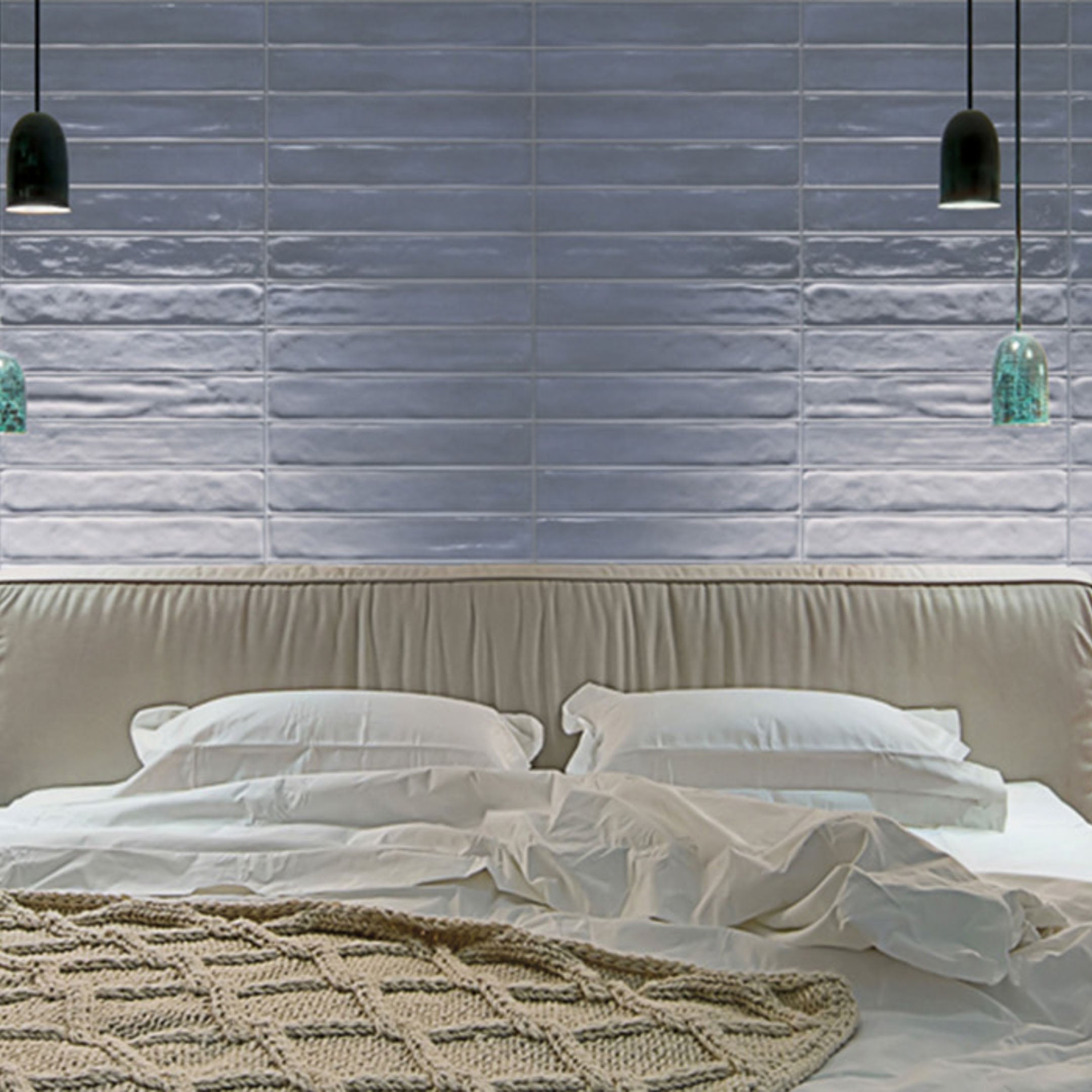 Zellige Porcelain Subway Wall Tile - Authentic Italian Lacquer Finish for Kitchen Backsplash & Bathroom Renovation