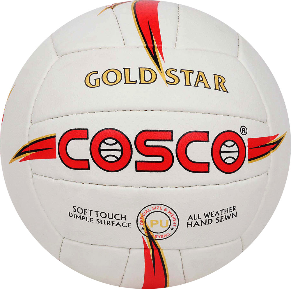 Cosco Gold Star Volleyball - Official Size for Indoor & Outdoor Play - Perfect for Beach, Court, and Backyard Games
