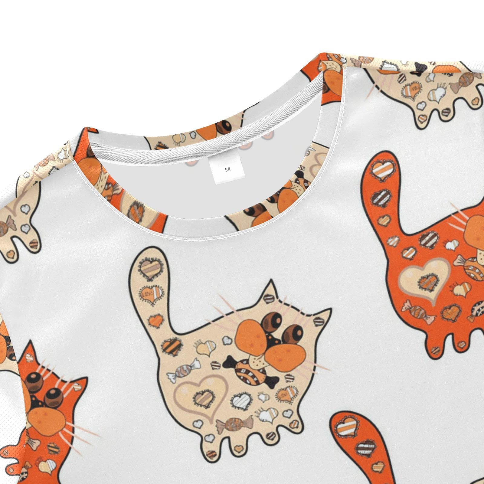 Stylish Cat Print Boys Summer Outfits - Cute Shorts & T-Shirt Clothing Sets for Kids Playwear | Perfect for Outdoor Activities, Playdates & Summer Vacations