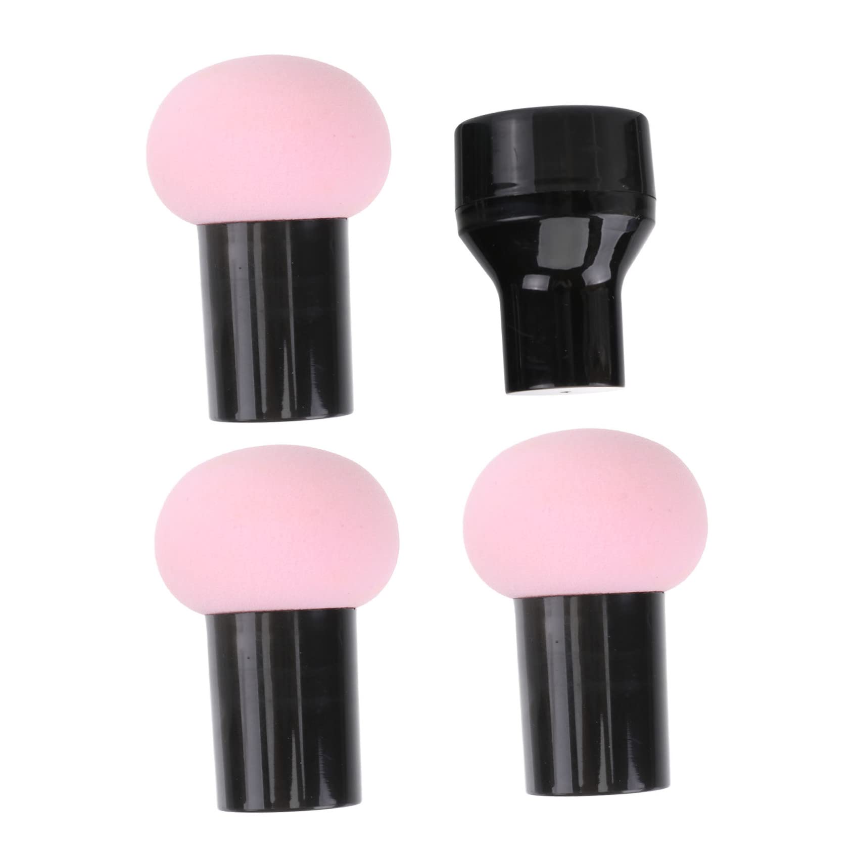 FOMIYES 3 Pack Makeup Blending Sponges - Professional Wet & Dry Cosmetic Sponge Puff for Foundation, Concealer & Powder - Mushroom Head Beauty Blender for Flawless Makeup Application - Perfect for Daily Use, Travel & Professional Makeup Kits