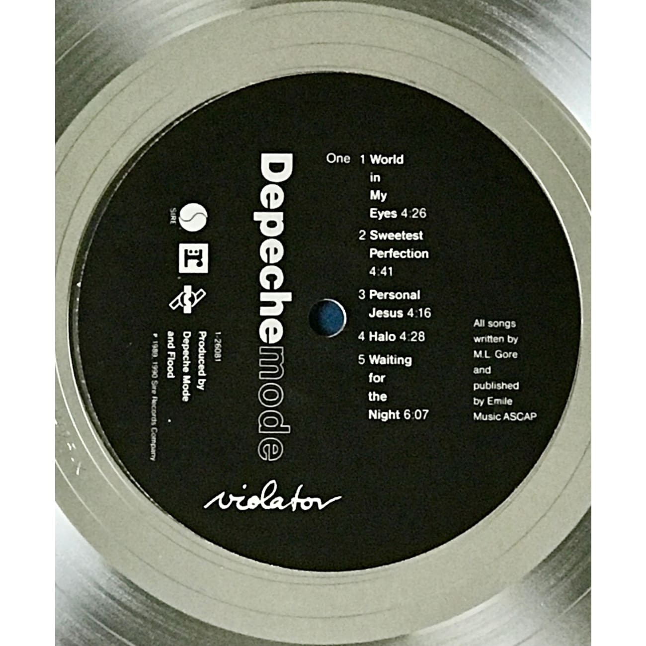 Depeche Mode Violator 2x Multi Platinum Album Award - Certified RIAA Gold Record - Perfect for Music Collectors & Home Decor