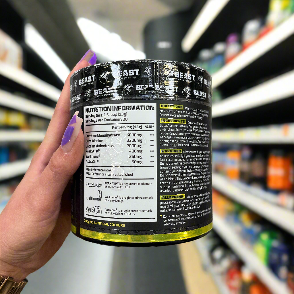 Beast Pharm Big D Protein Powder - 30 Servings, 390g for Muscle Recovery & Strength Building | Post-Workout & Fitness Supplement