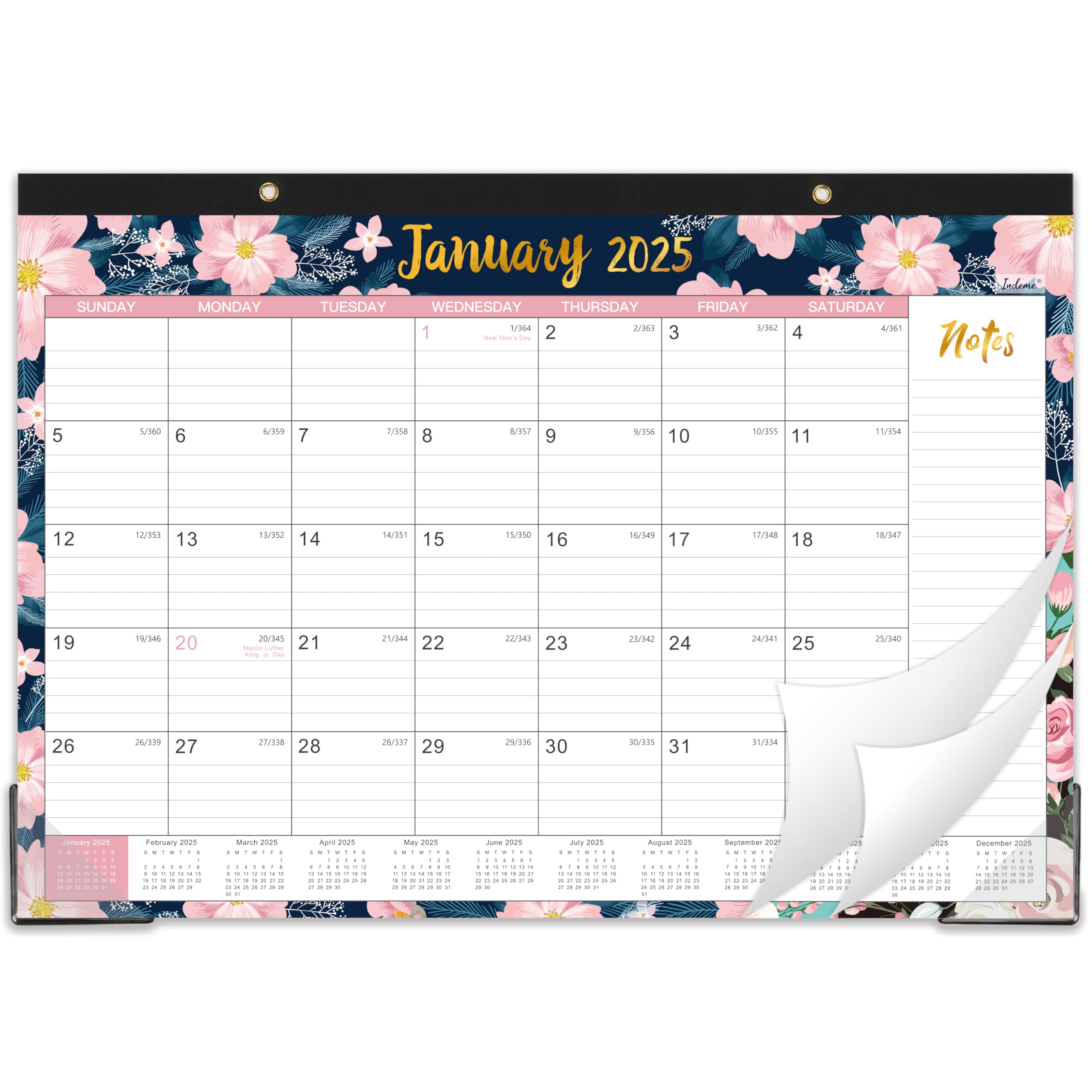 2025 Desk Calendar - 12