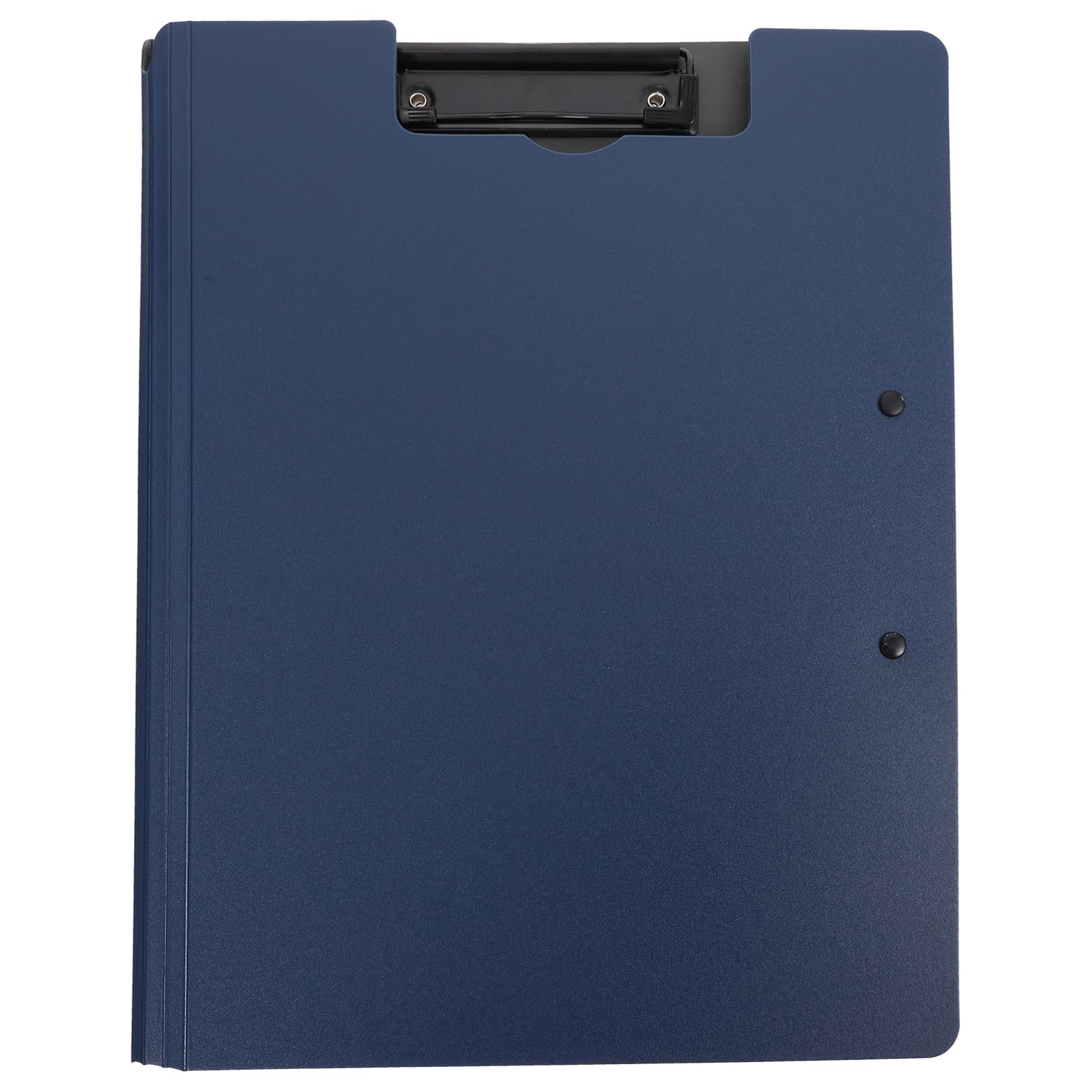 Blue Plastic File Folders with Clipboard - A4 Letter Size, Durable Plastic File Holder for Home & Office Organization, Menu Storage, Writing Pad, Book & Paperboard - Perfect for School, Work & Document Management