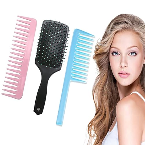 3 Pieces [Paddle + Shampoo + Handle]