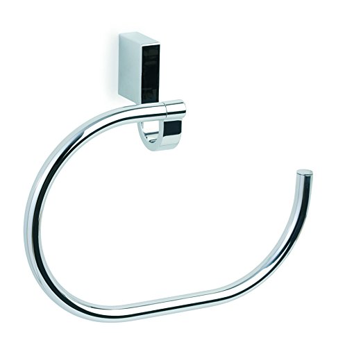 Polished Chrome Towel Ring - Bilbao Collection for Bathroom Decor | Modern & Durable Bath Accessory for Spa, Hotel or Home Use
