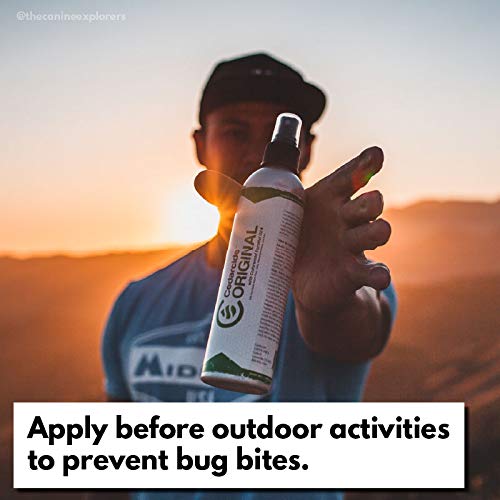Cedarcide Original & Tickshield Family Pack - Natural Cedar & Lemongrass Oil Bug Spray for Flea & Tick Control | Eco-Friendly, Non-Toxic Insect Repellent for Dogs, Cats & Home | 4-Pack 16oz Bottles | Perfect for Outdoor Activities, Camping & Pet Protection