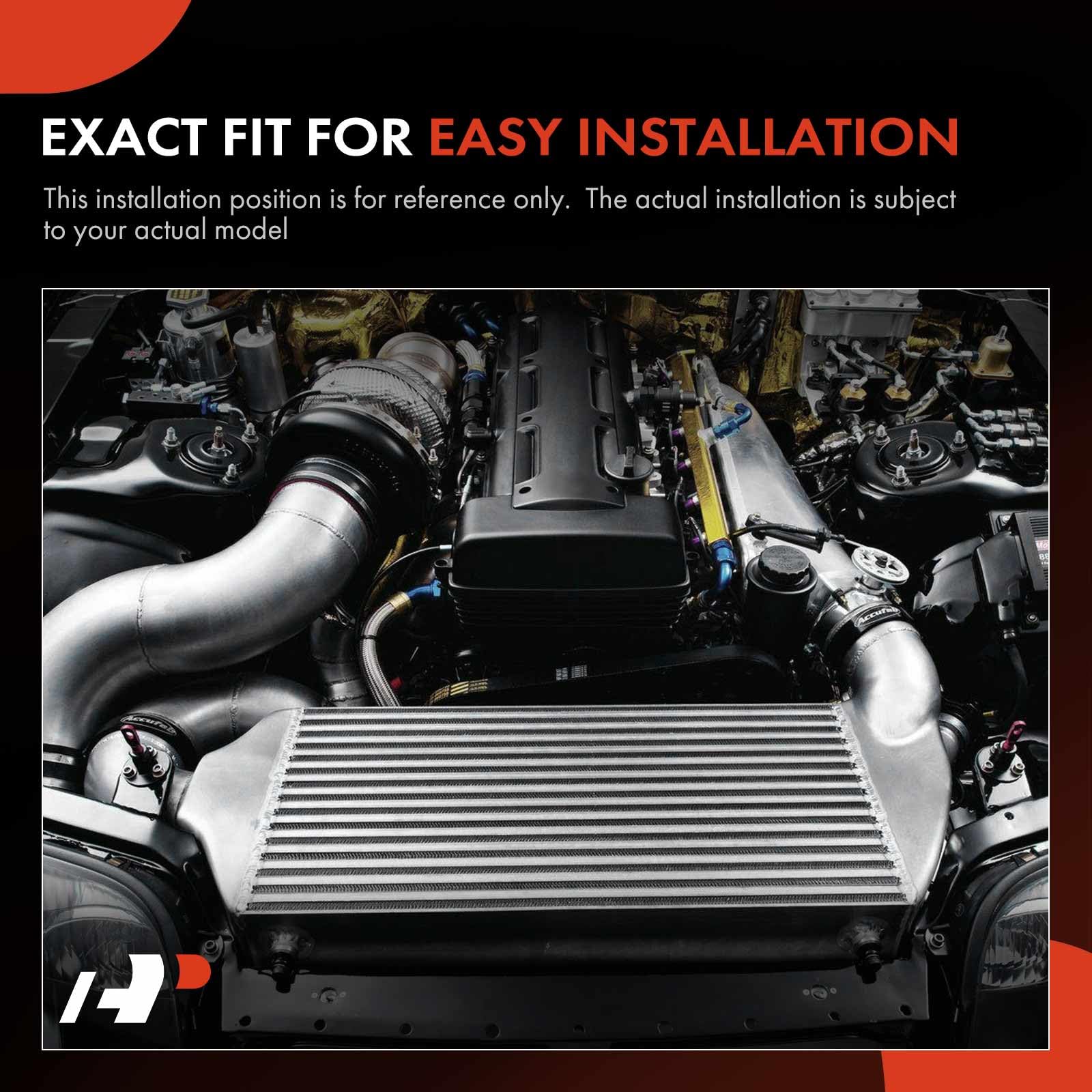 Premium Turbo Intercooler for Audi Q7 2008-2015 3.0L, VW Touareg 2009-2010/2013-2016 3.0L & Porsche Cayenne 2011-2017 3.0L - High Performance Replacement Part for Turbocharged SUVs - Perfect for Off-Roading, Towing & Performance Upgrades