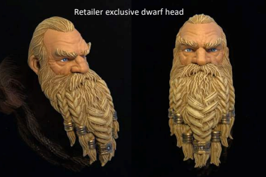 Mythic Legions: Rising Sons Dwarf Head Exclusive Action Figure - Preorder Now for Epic Fantasy Collectibles | Perfect for Display, Role-Playing & D&D Campaigns