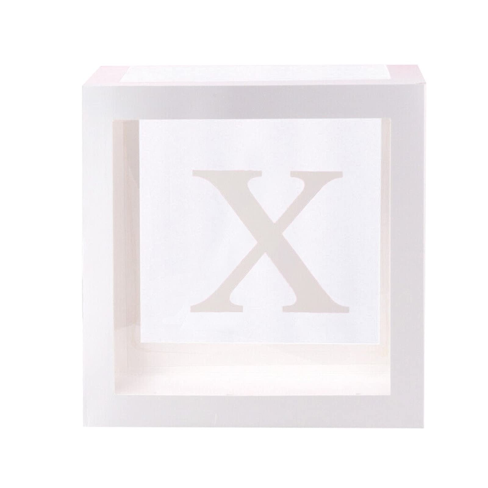 Transparent Letter Gift Box for Kids Birthday & Party Decorations - Perfect for Baby Showers & Celebrations