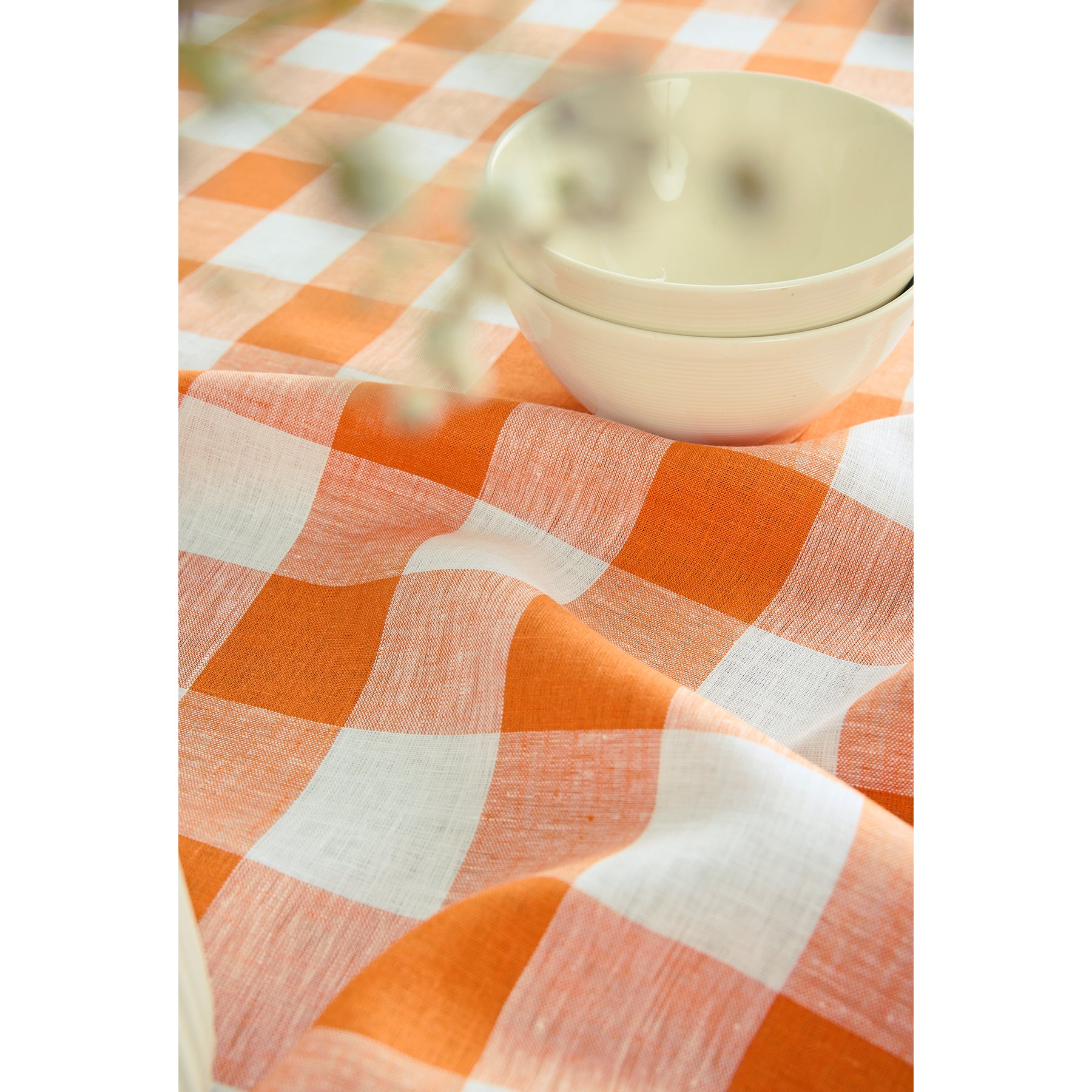 Buffalo Check Plaid Table Runner - Christmas Holiday Farmhouse Dining Decor for Kitchen, Dining Room, and Party Decorations