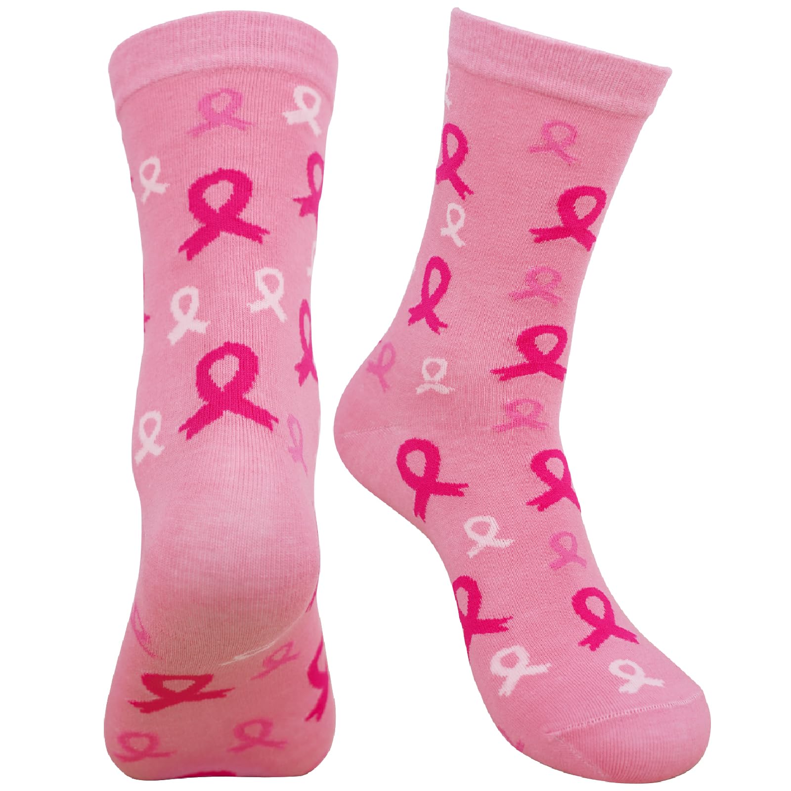 Breast Cancer Awareness Socks for Women - Survivor Gift & Support