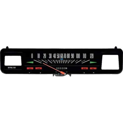 1969-1974 Chevy Nova Speedometer with Console Gauges - Replacement Dashboard Instrument Cluster for Classic Car Restoration & Hot Rod Builds