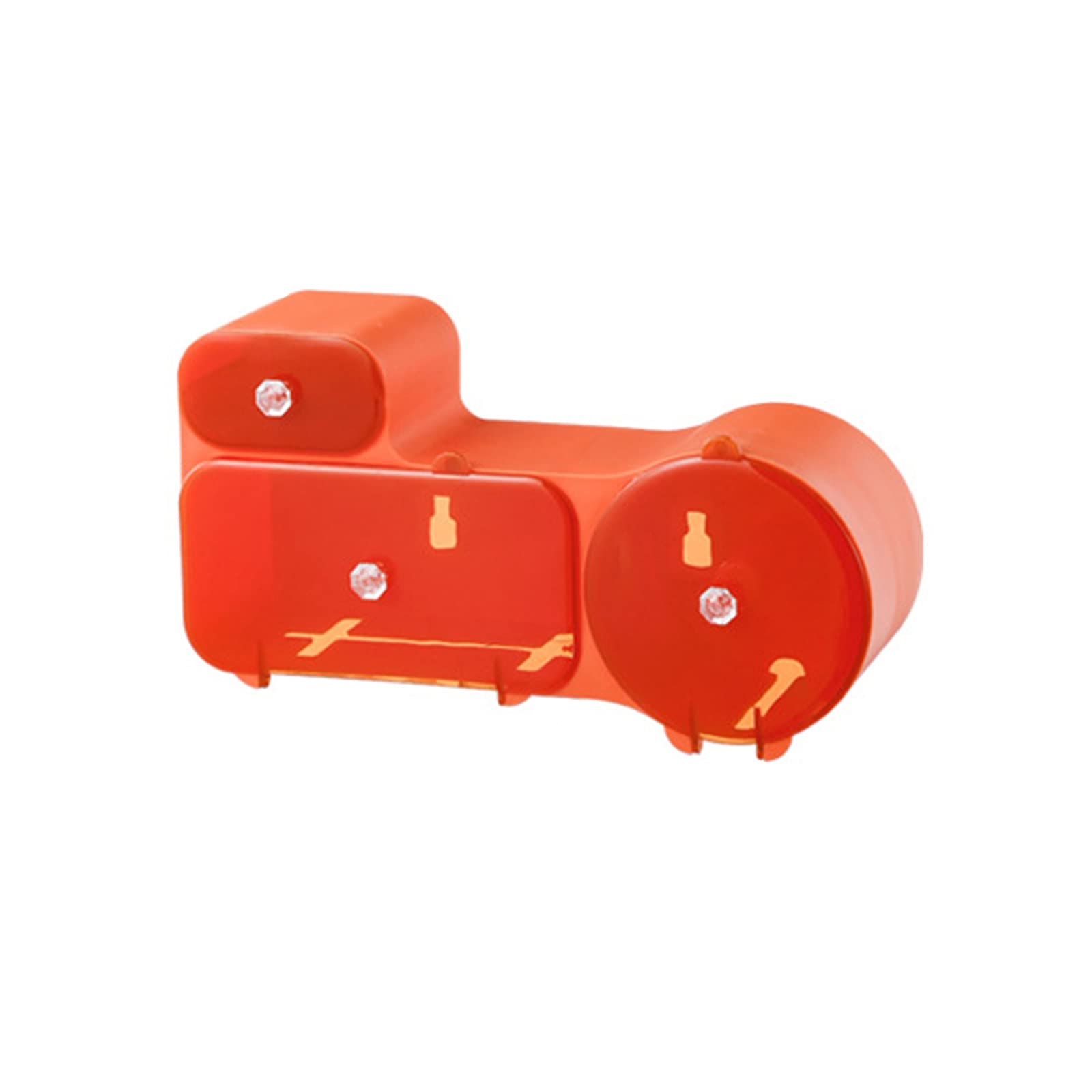 Homeriy Multi-Function Wall Mounted Toilet Paper Holder - Waterproof Bathroom Tissue Storage Box for Home, Kitchen & RV Use